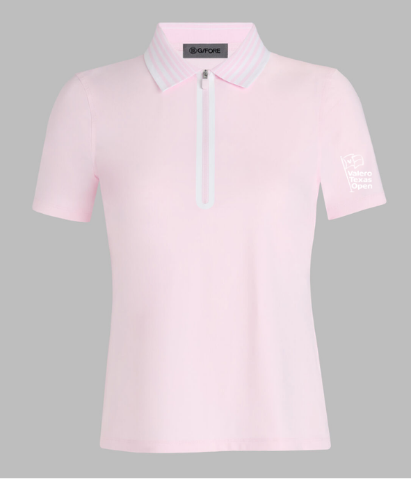 G/FORE: SILKY TECH NYLON QUARTER ZIP POLO