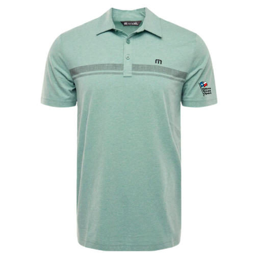 Travis Mathew Emerald Isle Heather Beryl Green Polo