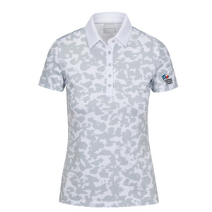 Dunning White Stella Jersey Performance Polo