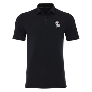 Travis Mathew Black Tour Guide Polo