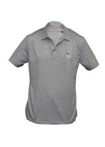 100th Anniversary Men's Travis Matthew Zinna Golf Polo - Heather Microchip